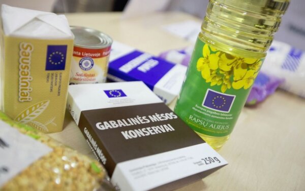 Informacija savivaldybės gyventojams dėl maisto produktų dalinimo 