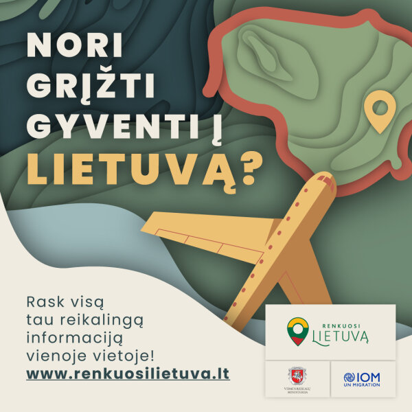 „Renkuosi Lietuvą“ - informacija svarstantiems apie grįžimą į Lietuvą