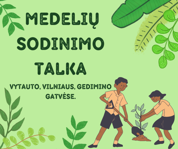 Medelių sodinimo talka