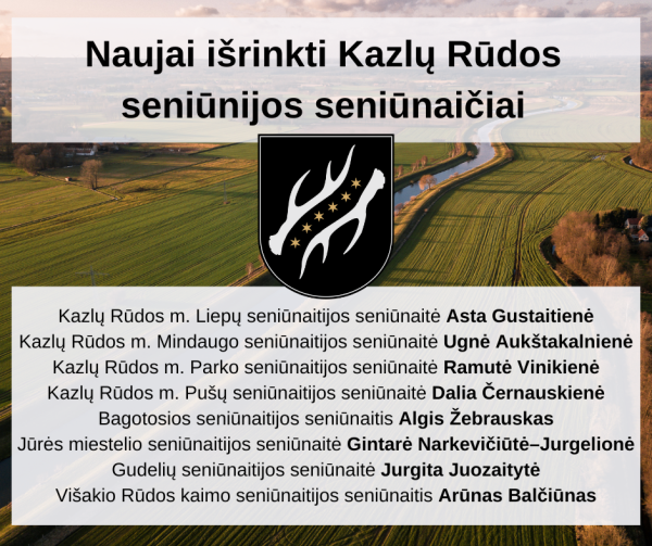 Kazlų Rūdos seniūnijos gyventojai išrinko seniūnaičius 