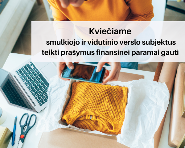 Smulkiojo ir vidutinio verslo subjektai kviečiami teikti prašymus finansinei paramai gauti